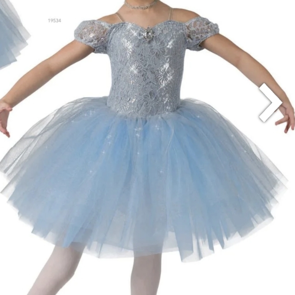 Princess Cinderella child dance costume